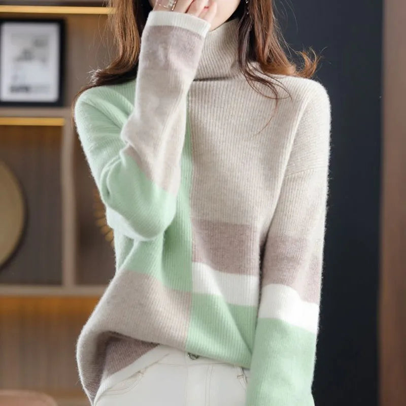 Duna™ - High Neck Jumper with Style