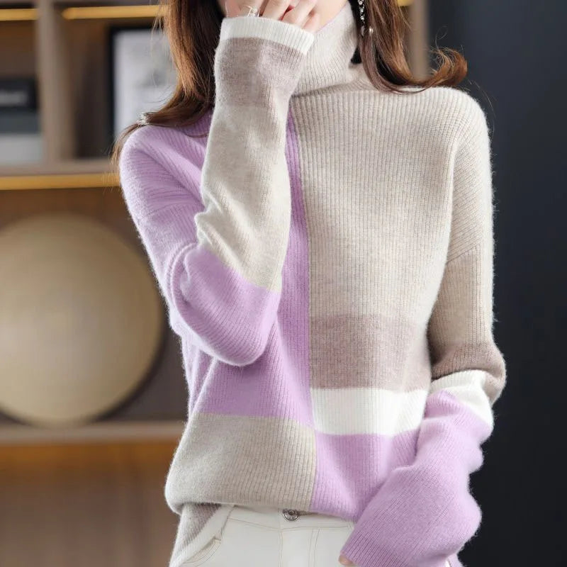 Duna™ - High Neck Jumper with Style