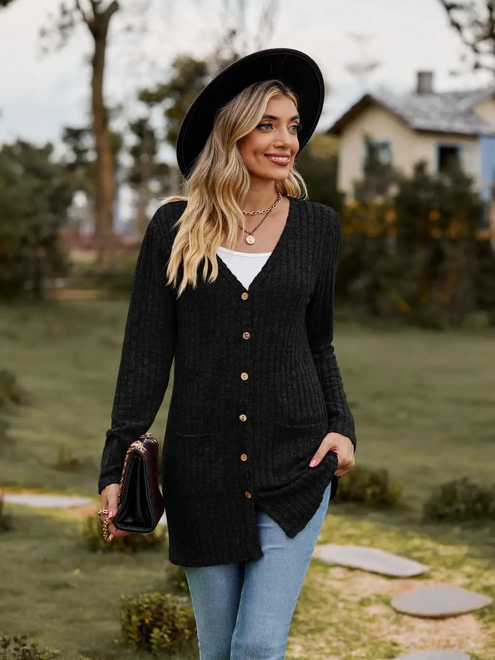 Zoe Button Down Knitted Cardigan