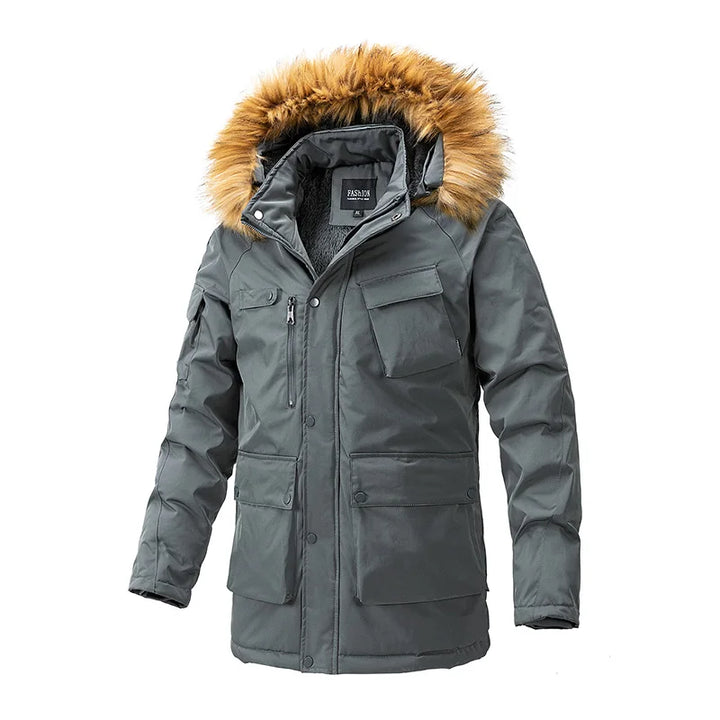 Cold guard – fashionable thick winter coat for men