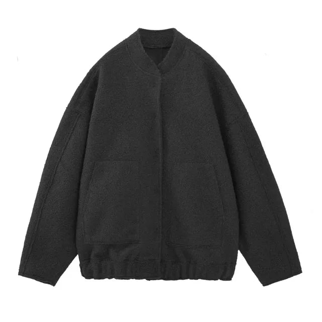 Cozzina - oversized chunky knitted jacket