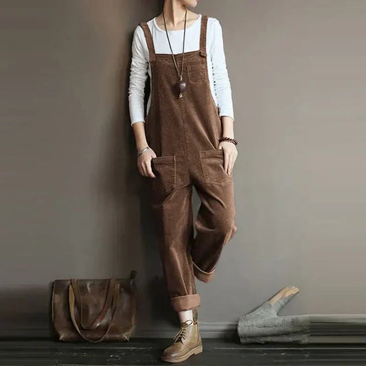 Casual denim dungarees for comfortable chic