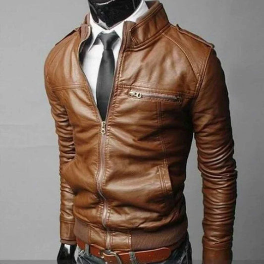 Brok - fashionable leather jacket