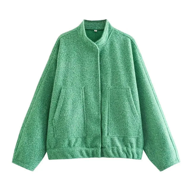 Cozzina - oversized chunky knitted jacket