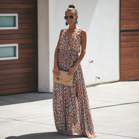 Chic summer maxi dress | selerine