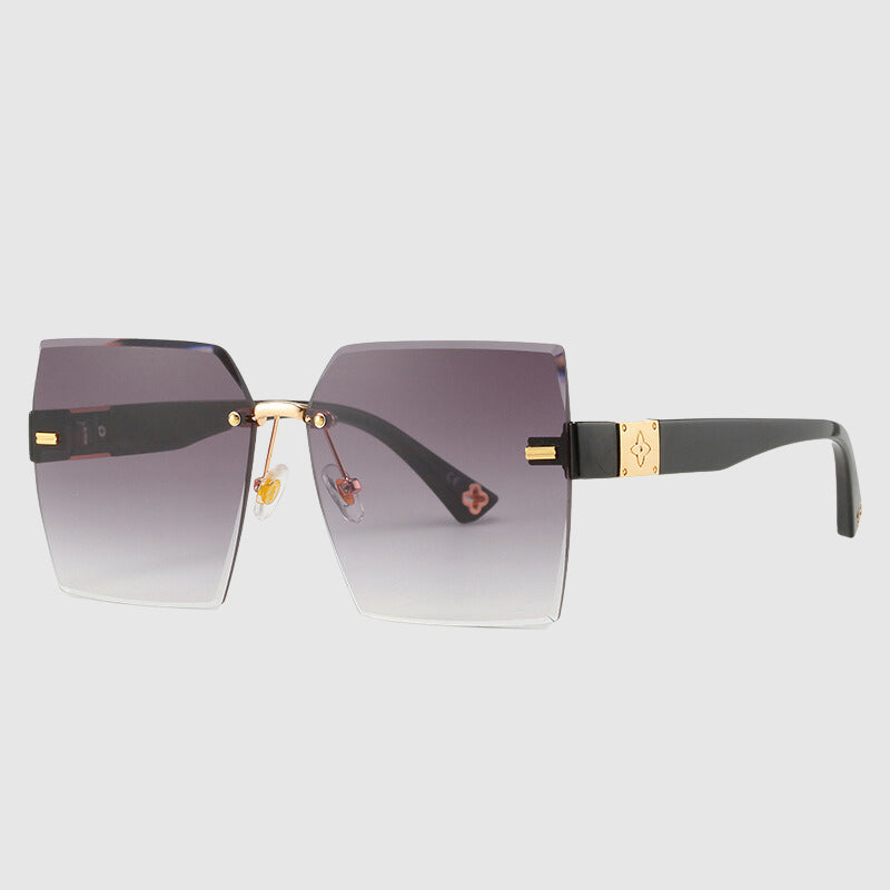 Saint Lucia Gradient Rimless Sunglasses