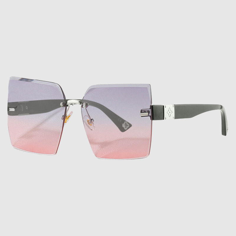 Saint Lucia Gradient Rimless Sunglasses