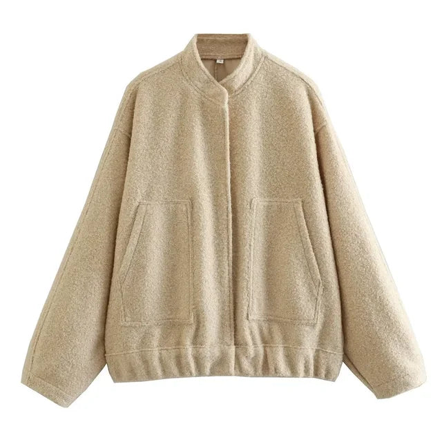 Cozzina - oversized chunky knitted jacket