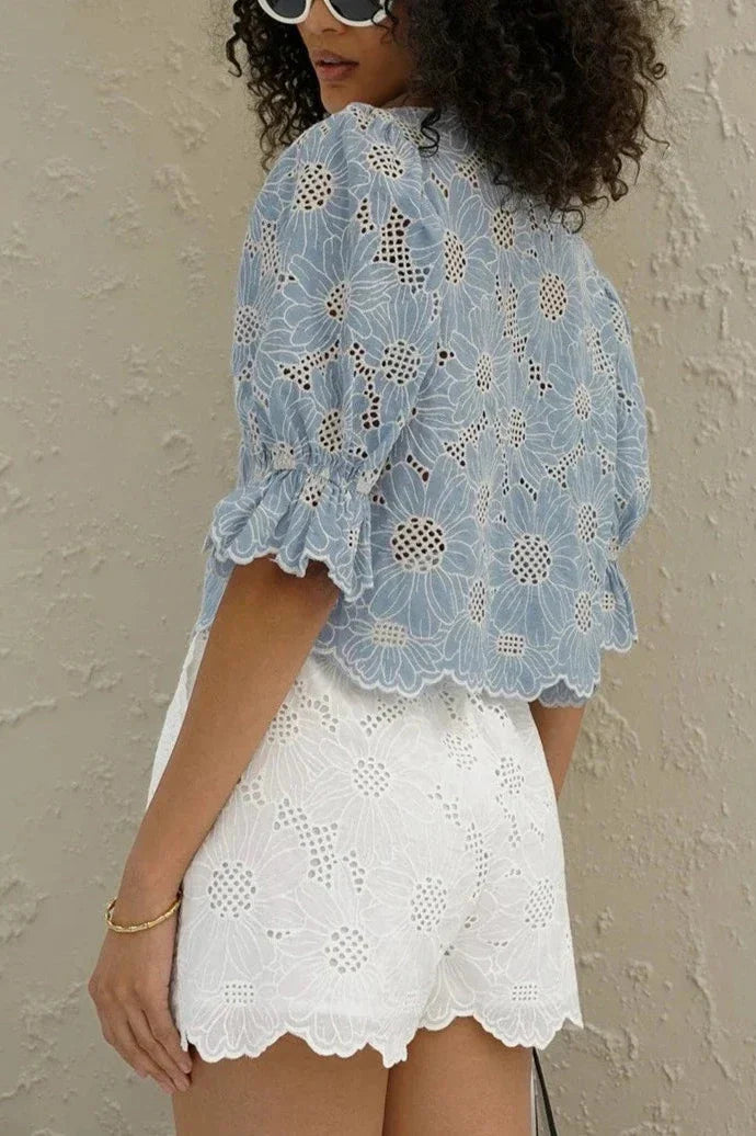 Elegant Embroidered Blouse