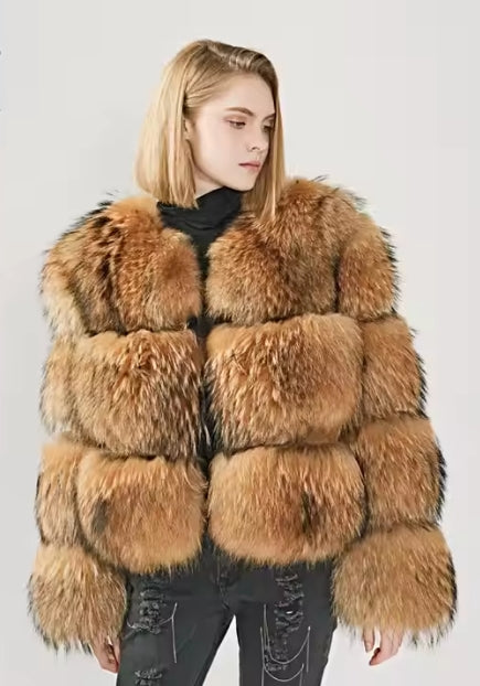 Dacy™ - Elegant Faux Fur Coat