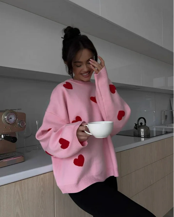 Sienna Cosy Heart Sweater