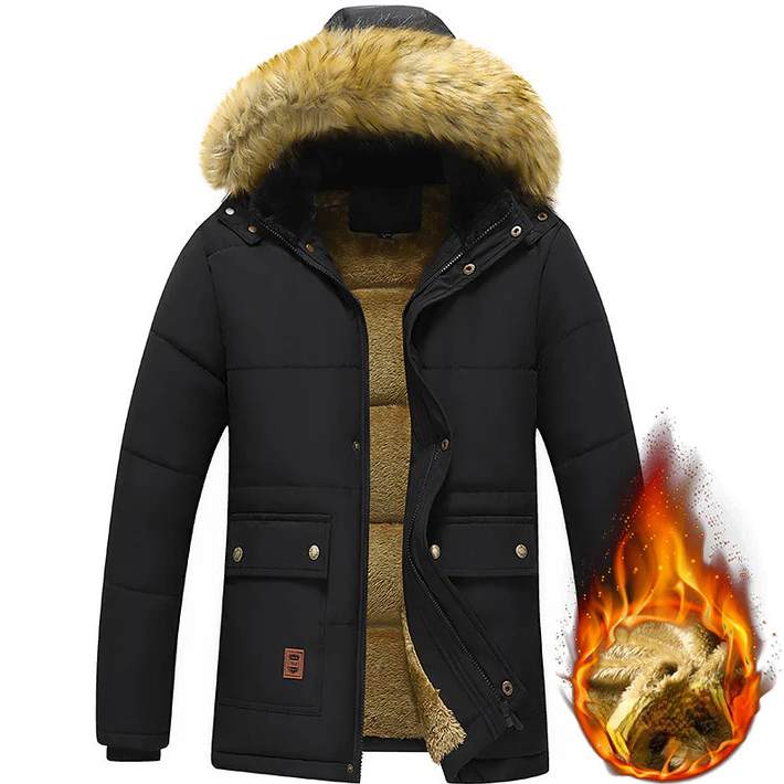 Plush jackets for men with practical pockets