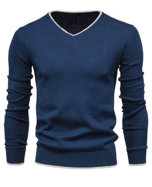 Sterling slim-fit sweater with V-neck