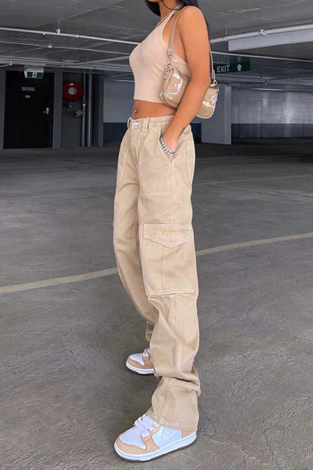 Karley - fashionable women's cargo trousers