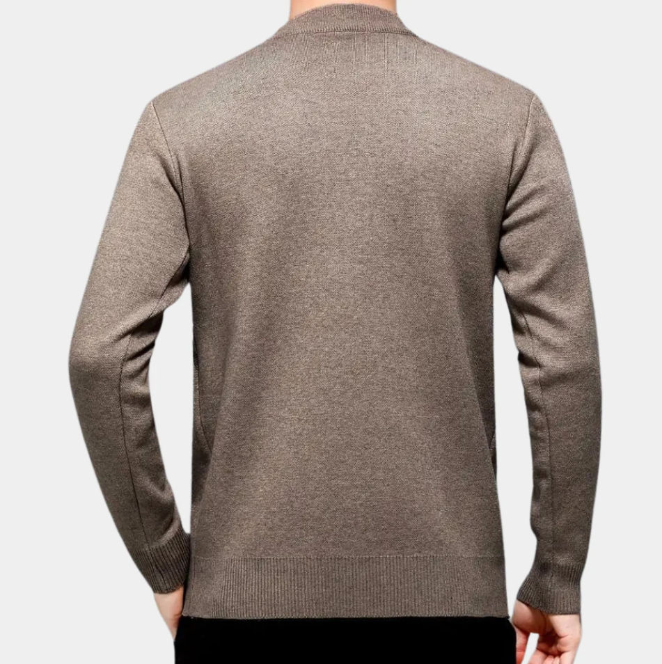 Iulian - stylish sweater with round neck for men