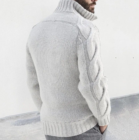 Premium knitted men's vest - elegant and warm