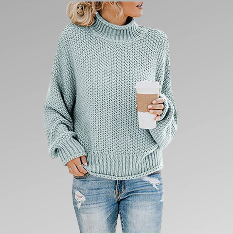 Classic - knitted sweater with collar