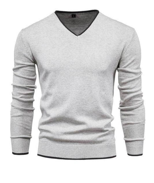 Sterling slim-fit sweater with V-neck