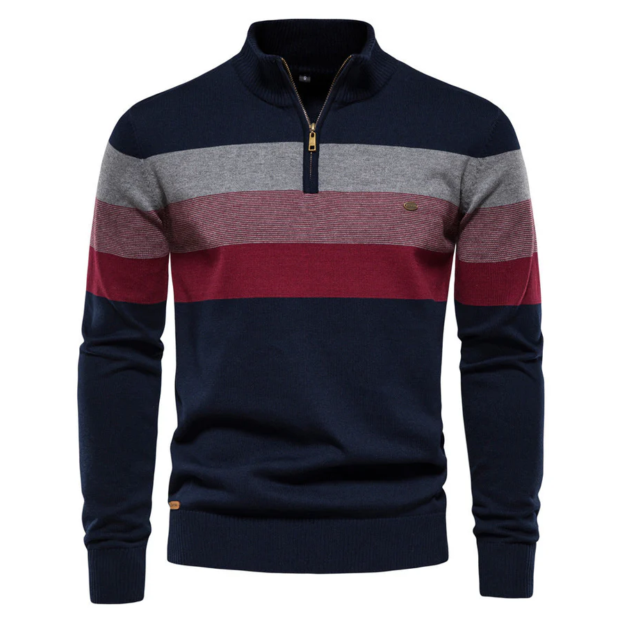 Striped premium men's jumper