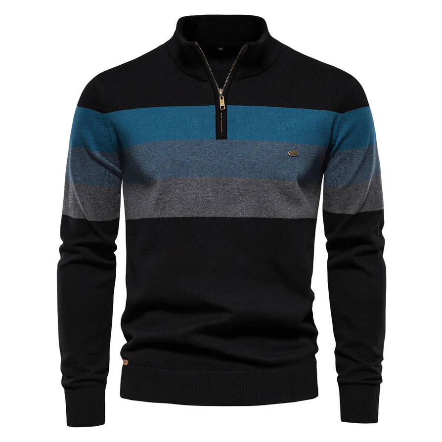 Striped premium men's jumper