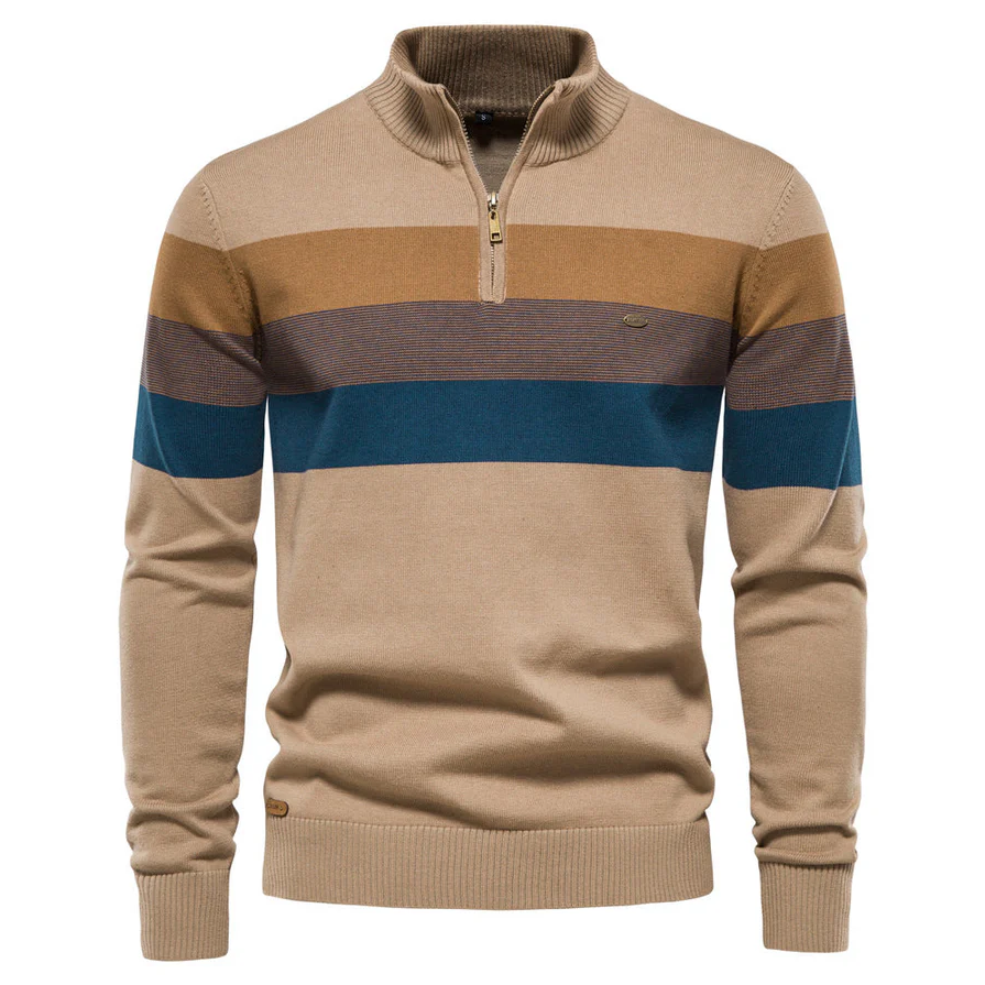 Striped premium men's jumper