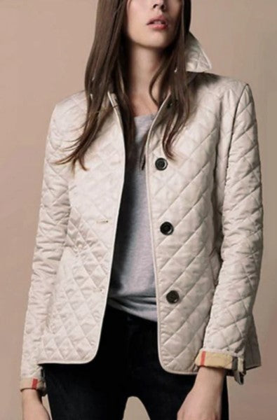 Evie slim silk-cotton jacket