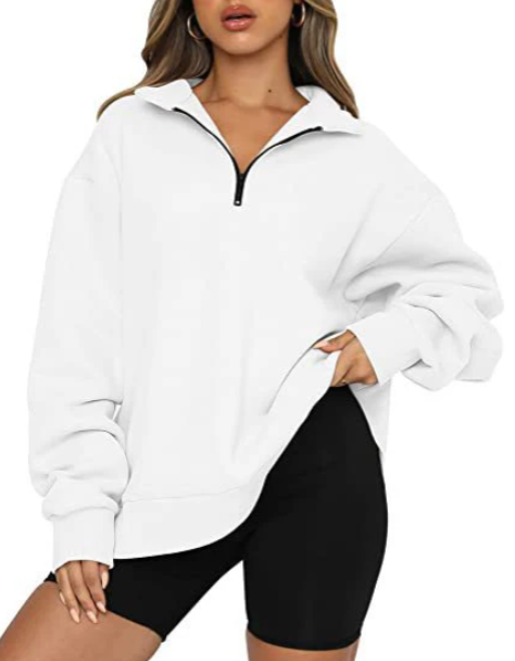 Charlotte – sweatshirt with collar for ladies