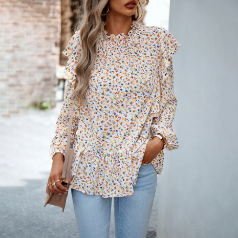 Amelia – floral shirt for women