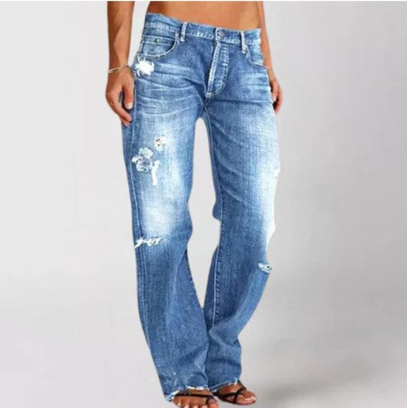 Brooklyn loose denim jeans for women