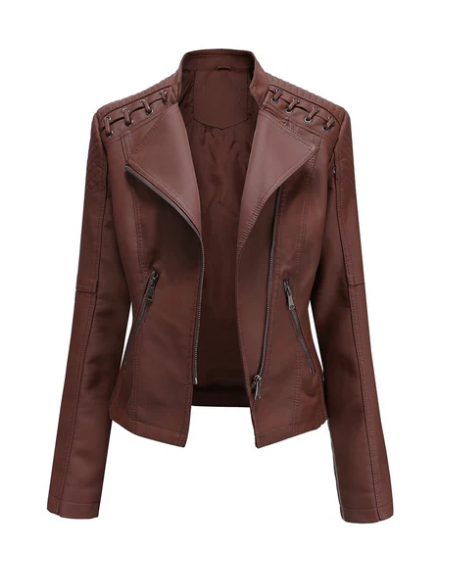 Sani - classic leather jackets for women