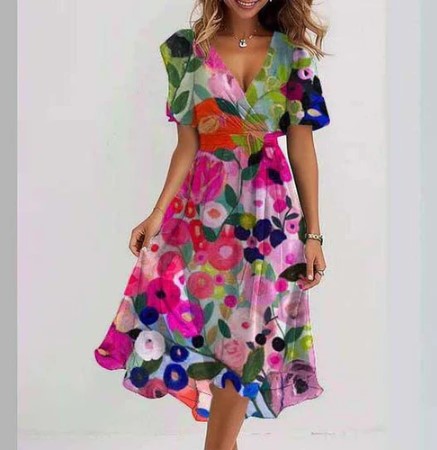 Abigail – color play dress