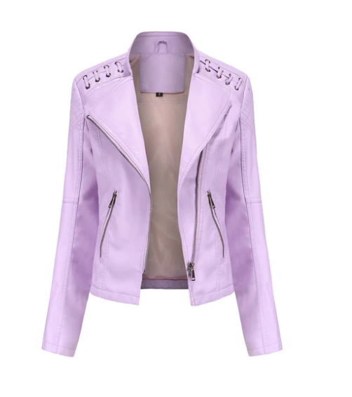 Sani - classic leather jackets for women