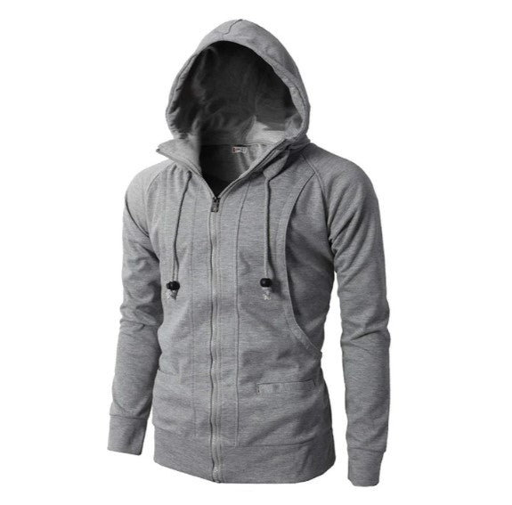 Lewa - men's hoodie with zip