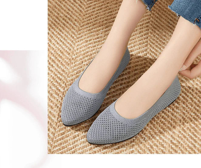 Sophie - gray orthopedic ballet flats