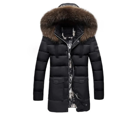 Traisa - men's transitional jacket with fur