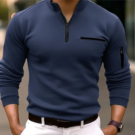 Billie quarter zip polo shirt for men