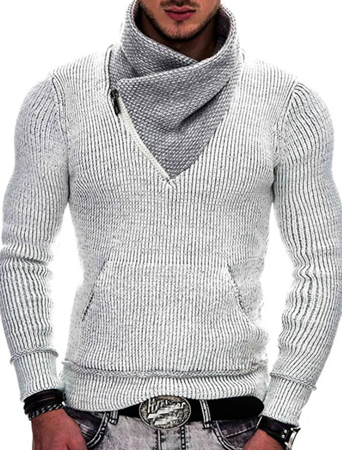 Elijah - Fashionable harajuku-inspired knitted jumper for men