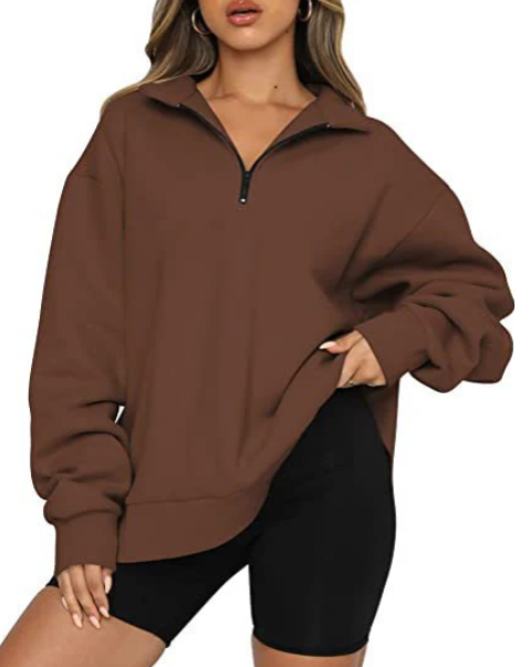 Charlotte – sweatshirt with collar for ladies