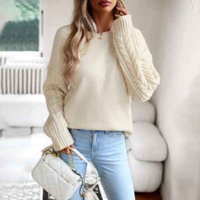 Knitted - sweater with long sleeves