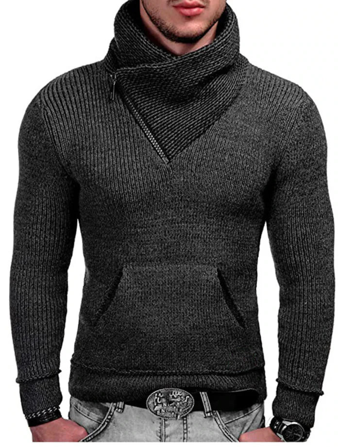 Elijah - Fashionable harajuku-inspired knitted jumper for men