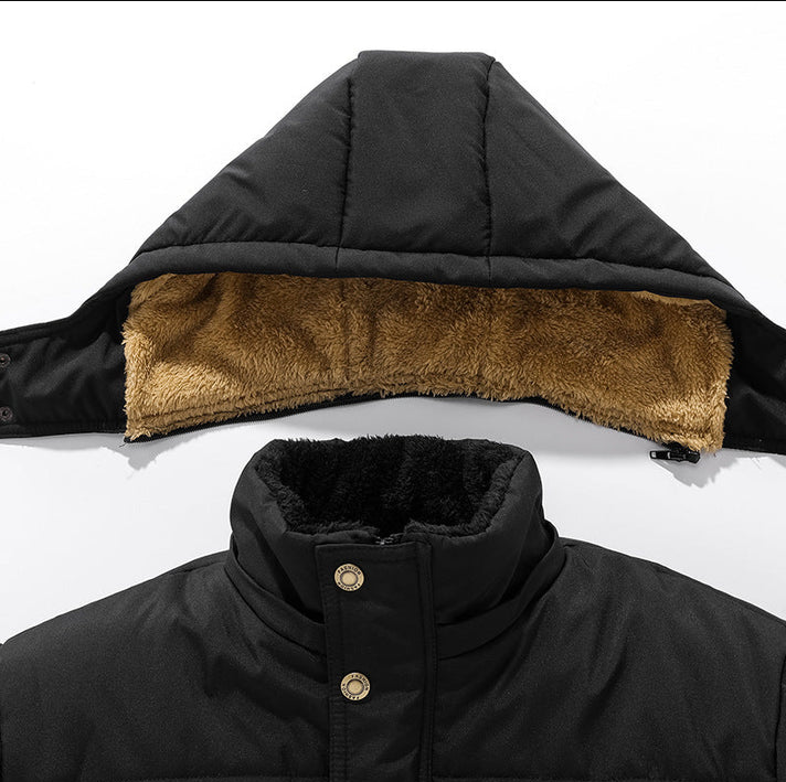 Plush jackets for men with practical pockets