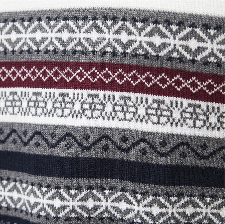 Roezeva | high-quality jumper with retro pattern