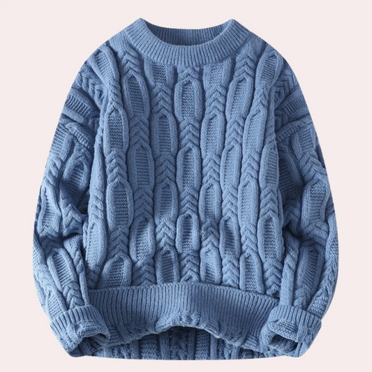 Tiberiu - warm knitted jumper for men