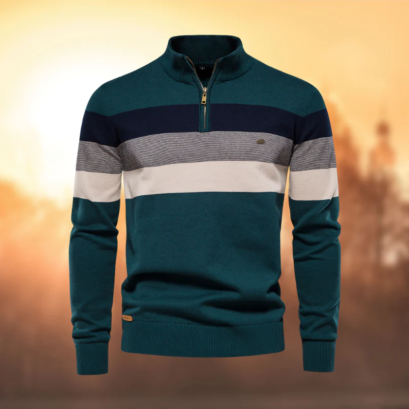 Striped premium men's jumper