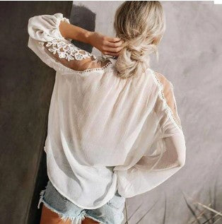 Olivia - whisper lace t-shirt