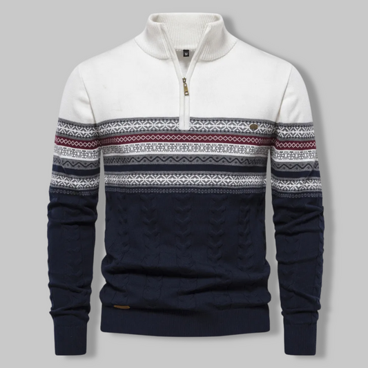 Alpina sweater with zip