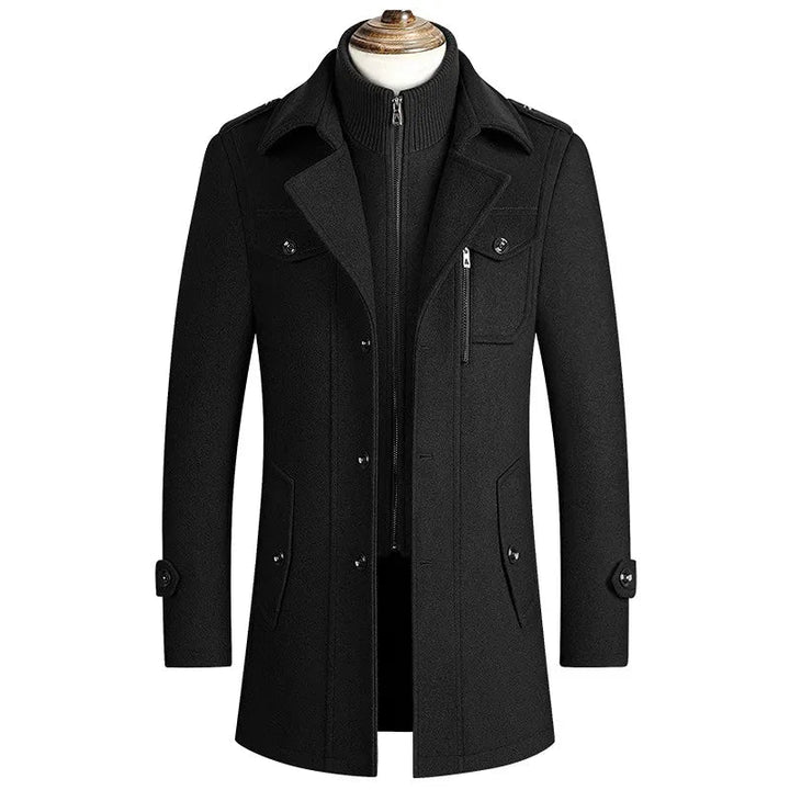 Vincent | Trench coat with open collar