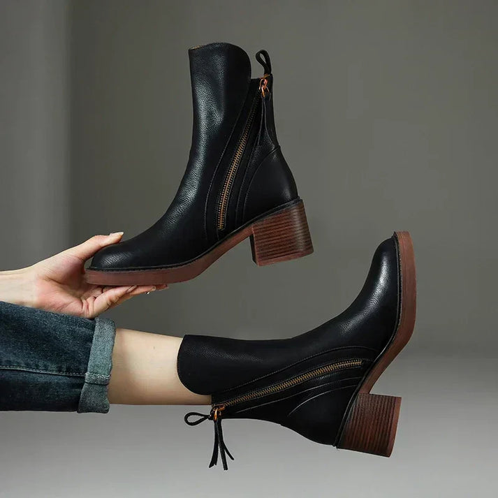 Arie stovler | ankle boots and leather boots with zipper