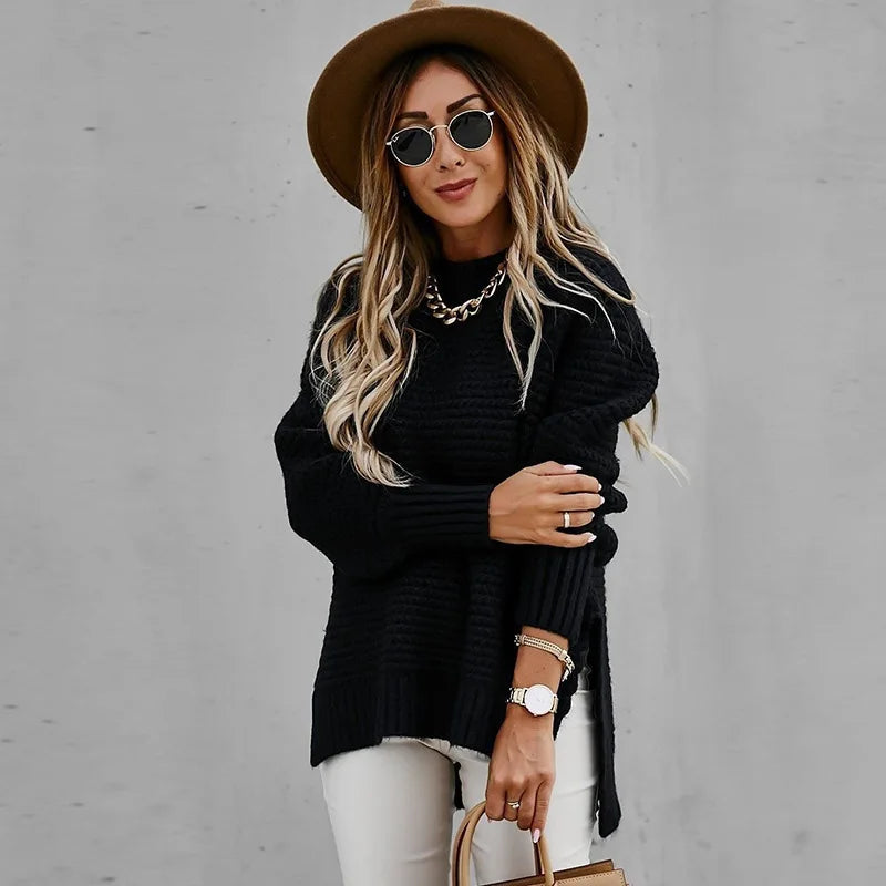 Sofia Loose Knitted Long Sleeve Sweater