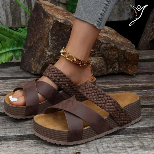 Clara | Cross-strap Orthopedic Sandals